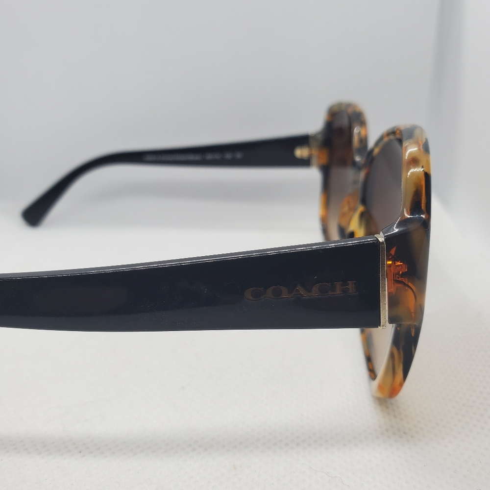 Coach Honey Mosaic Black Sunglasses - Picture 7 of 11